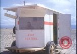 Image préparatifs de lancement du traîneau à fusée New Mexico United States USA, 1960, de la seconde 14 séquences d'archives historiques vidéo 65675080961