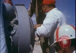Image préparatifs de lancement du traîneau à fusée New Mexico United States USA, 1960, de la seconde 46 séquences d'archives historiques vidéo 65675080961