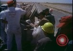 Image préparatifs de lancement du traîneau à fusée New Mexico United States USA, 1960, de la seconde 58 séquences d'archives historiques vidéo 65675080961