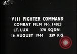 Image of Fighter air and ground combat Europe, 1944, second 3 stock footage video 65675080969