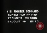 Image of Fighter air and ground combat Europe, 1944, second 11 stock footage video 65675080969