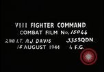 Image of Fighter air and ground combat Europe, 1944, second 49 stock footage video 65675080969