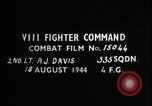 Image of Fighter air and ground combat Europe, 1944, second 50 stock footage video 65675080969