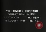 Image of US Army Air Force ground strafe Europe, 1944, second 4 stock footage video 65675080970