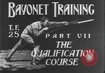 Image of US Army bayonet qualification course United States USA, 1938, second 3 stock footage video 65675080972