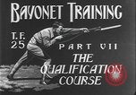 Image of US Army bayonet qualification course United States USA, 1938, second 4 stock footage video 65675080972