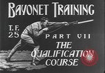 Image of US Army bayonet qualification course United States USA, 1938, second 6 stock footage video 65675080972