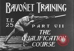 Image of US Army bayonet qualification course United States USA, 1938, second 9 stock footage video 65675080972