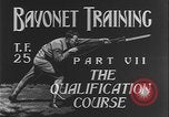 Image of US Army bayonet qualification course United States USA, 1938, second 13 stock footage video 65675080972