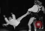 Image of roller skating acrobatics performance Germany, 1940, second 4 stock footage video 65675080993