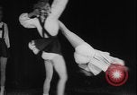 Image of roller skating acrobatics performance Germany, 1940, second 32 stock footage video 65675080993