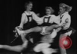 Image of roller skating acrobatics performance Germany, 1940, second 55 stock footage video 65675080993