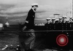 Image of German U-29 submarine crew awarded Wilhelmshaven Germany, 1939, second 56 stock footage video 65675080997