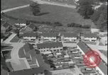 Image of Stansted Mountfitchet flyover view Stansted Mountfitchet England United Kingdom, 1954, second 12 stock footage video 65675081001